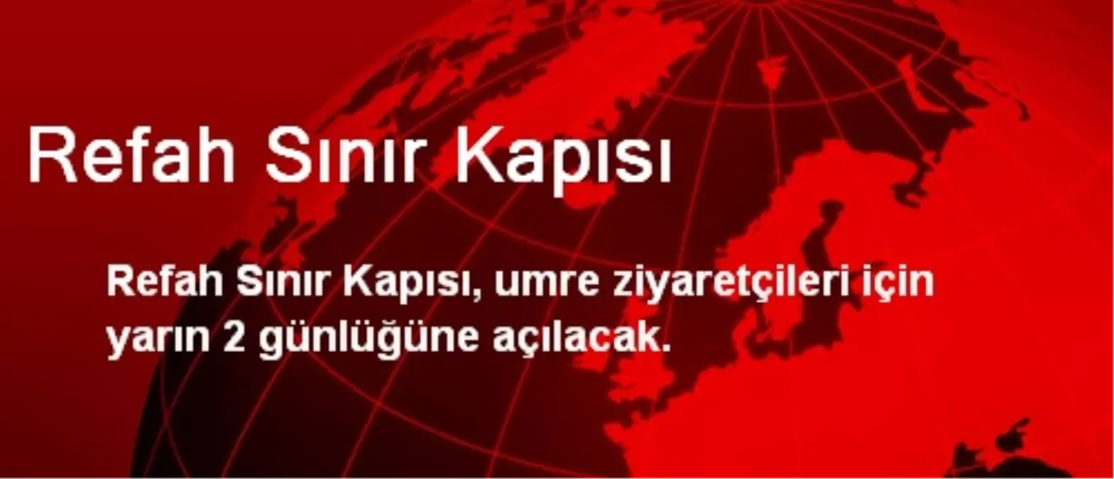 Refah Sınır Kapısı