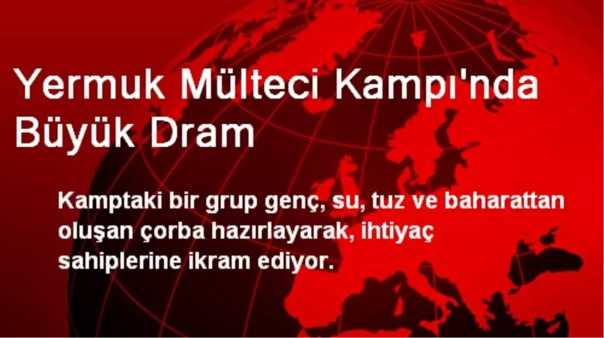 Yermuk Mülteci Kampı\'nda Büyük Dram