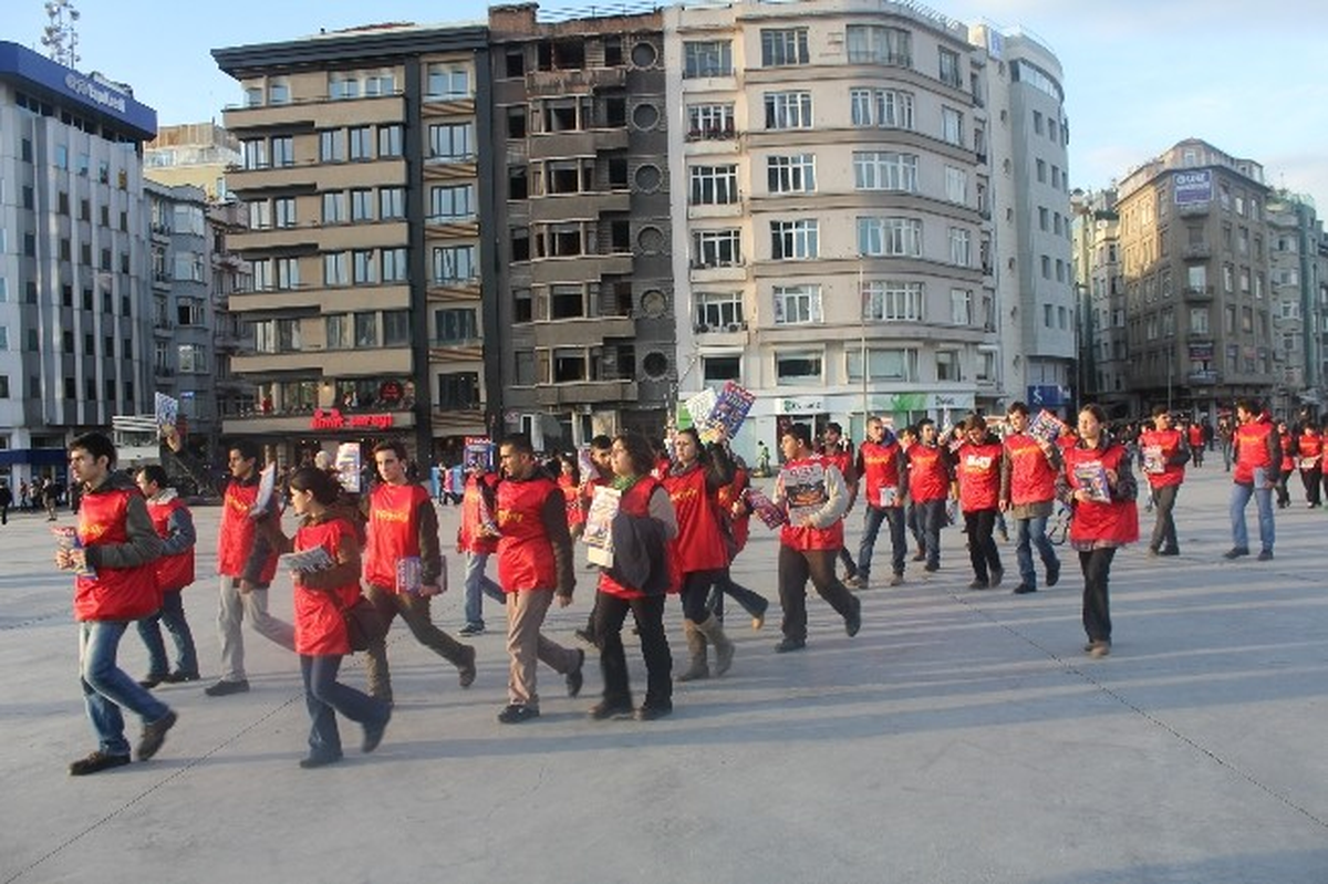 Taksim\'de Eylem Gerginliği