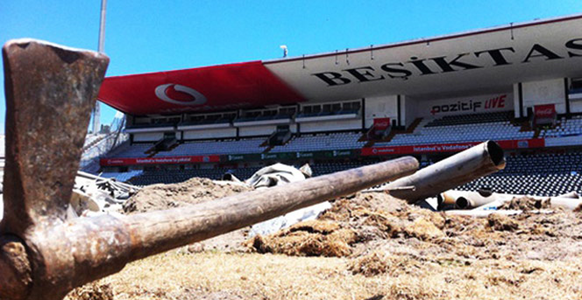Beşiktaş'ın Yapımı Süren Stadı Mühürlenmek İstendi