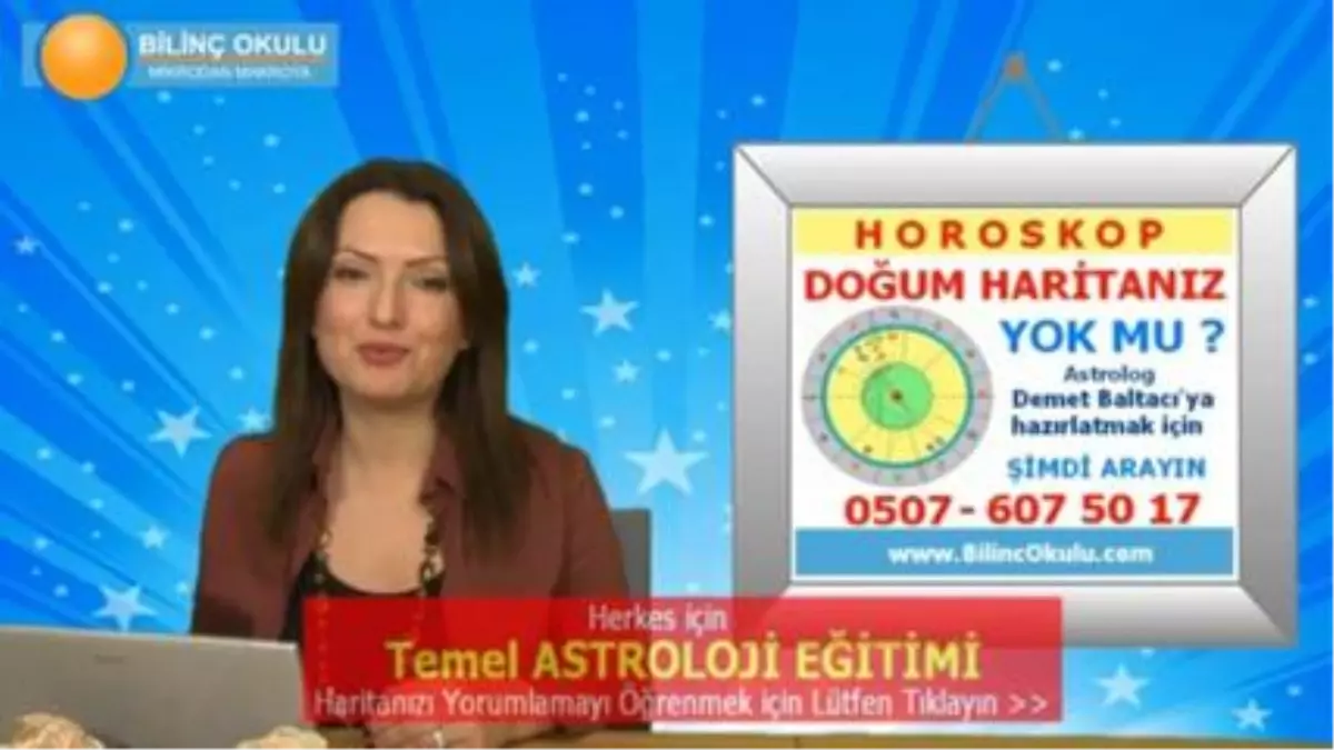 Boğa Burcu Haftalık (26 Ocak-02 Şubat) Astrolog Demet Baltacı, Bilinç Okulu