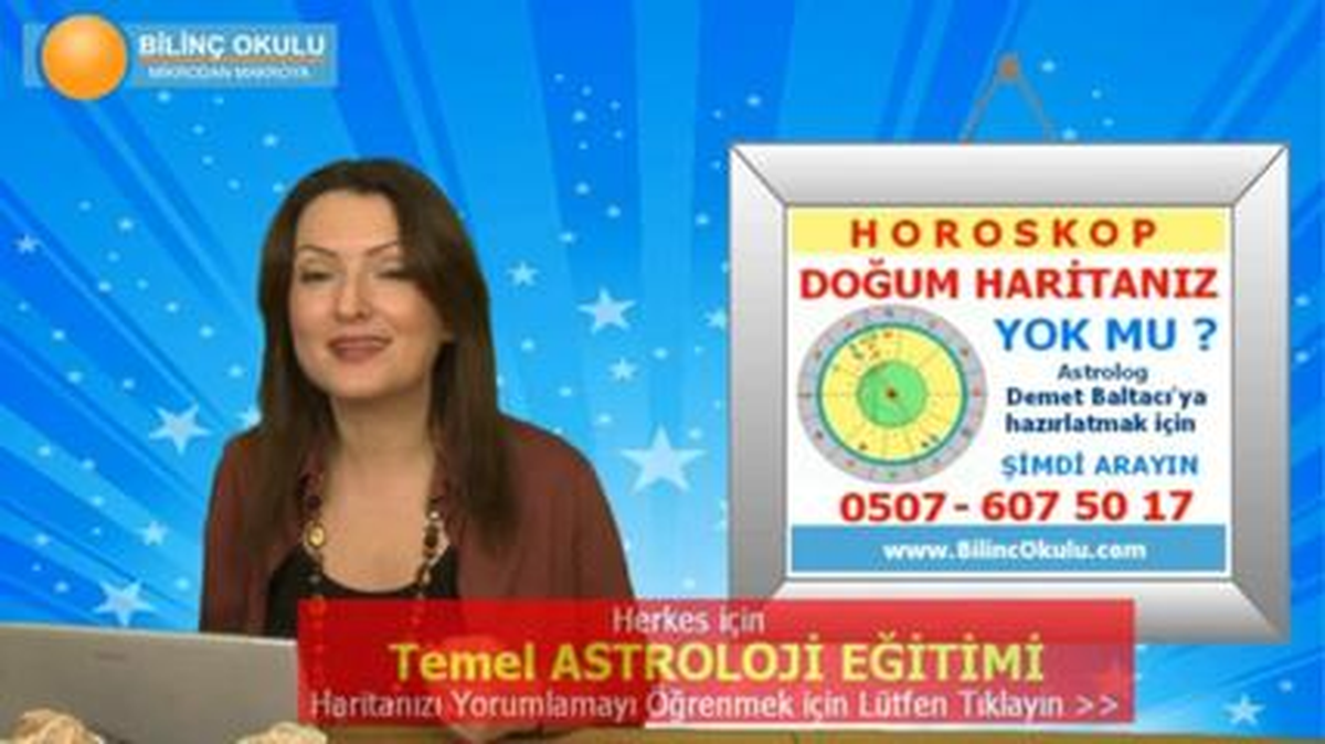 Kova Burcu Haftalık (26 Ocak-02 Şubat) Astrolog Demet Baltacı, Bilinç Okulu
