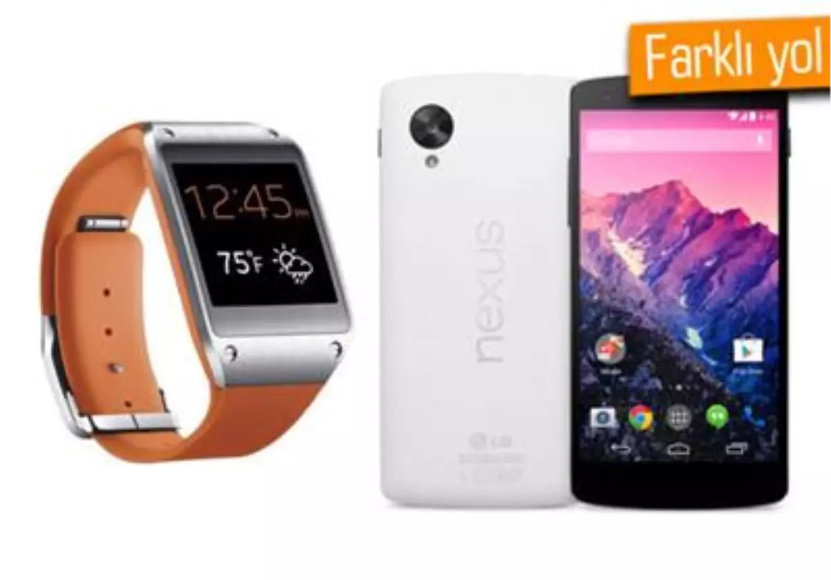 Nexus 5\'te Galaxy Gear Çalışıyor