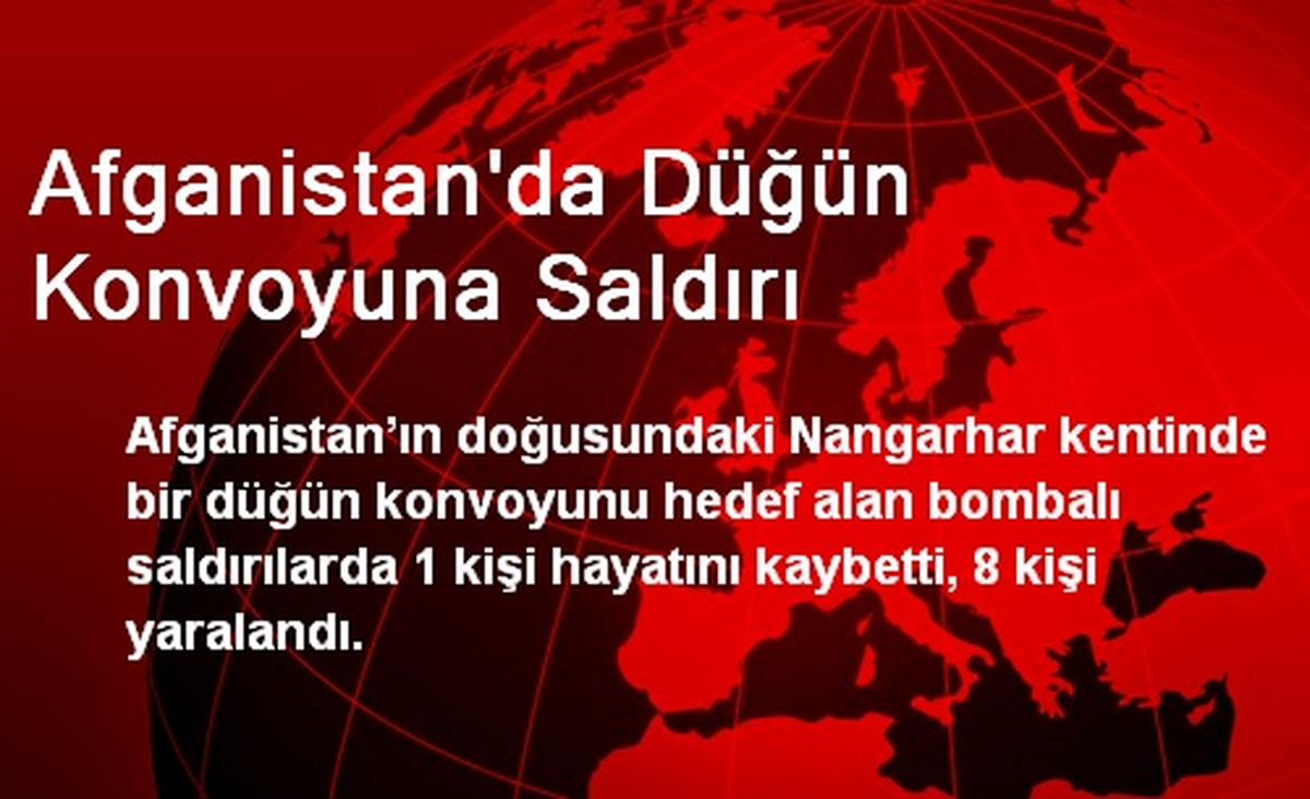 Afganistan\'da Düğün Konvoyuna Saldırı