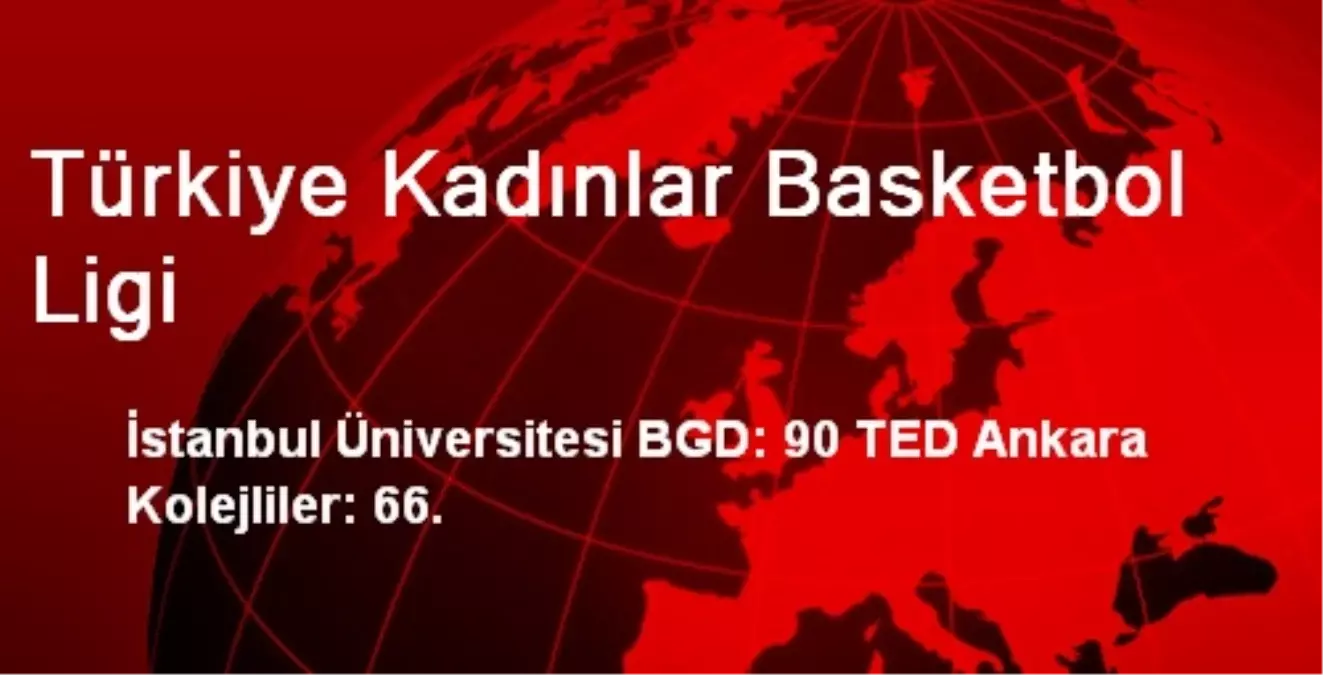 Türkiye Kadınlar Basketbol Ligi