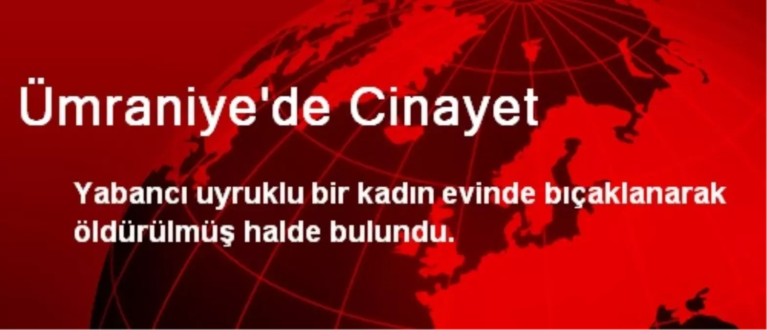 Ümraniye\'de Cinayet