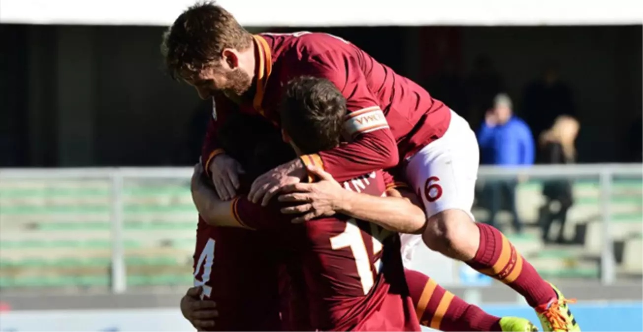 Roma, Verona\'yı 3-1 Yendi