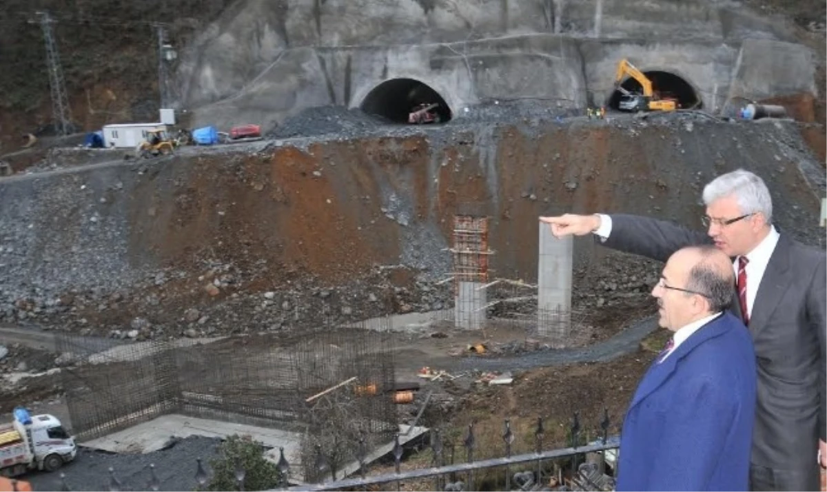 Trabzon\'da Tünel İnşaatları Hızlandı