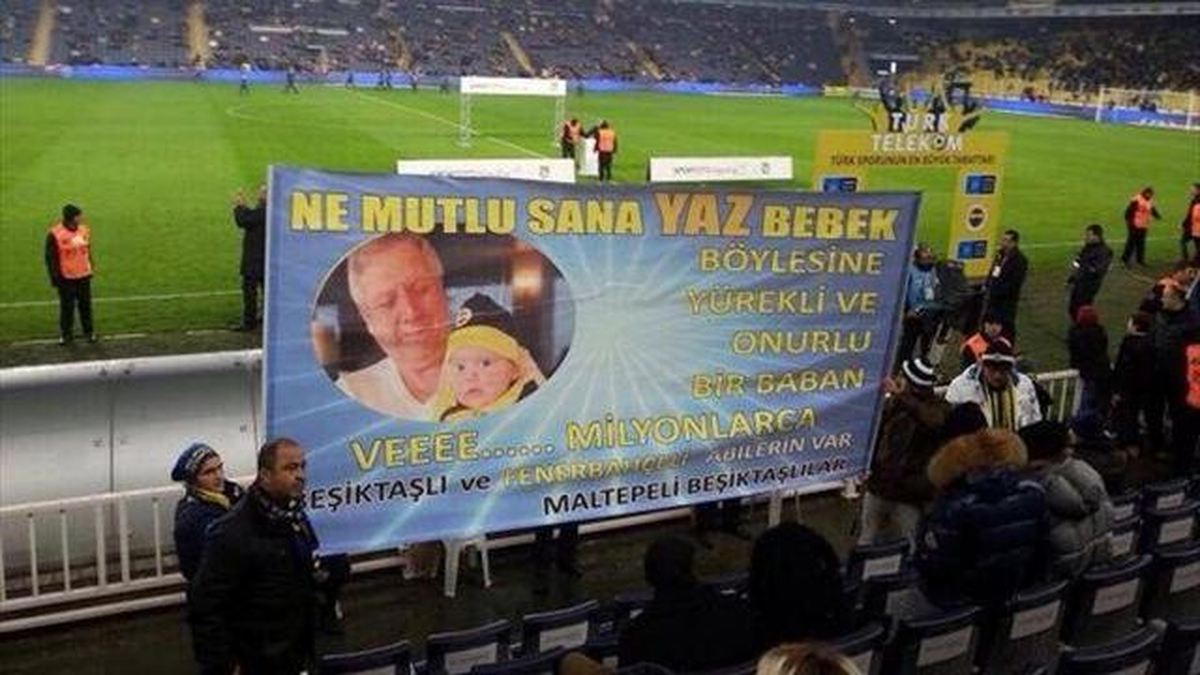Beşiktaş Taraftarından Fenerbahçe\'ye Destek!