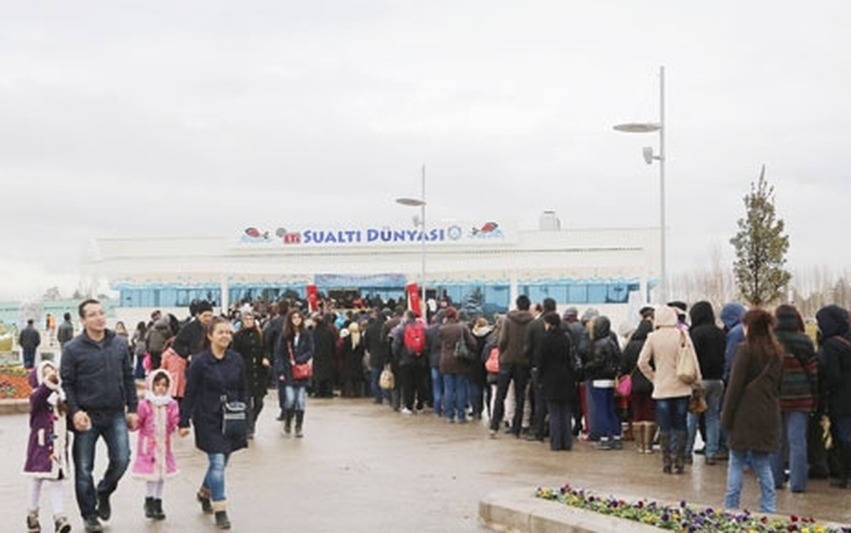 Eskişehir Sualtı Dünyası\'na Ziyaretçi Akını