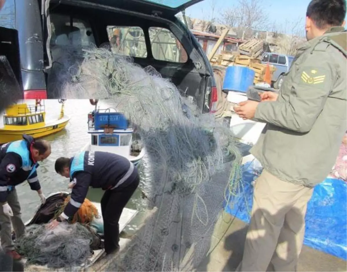 Giresun'da Balıkçılara Ağ Denetimi