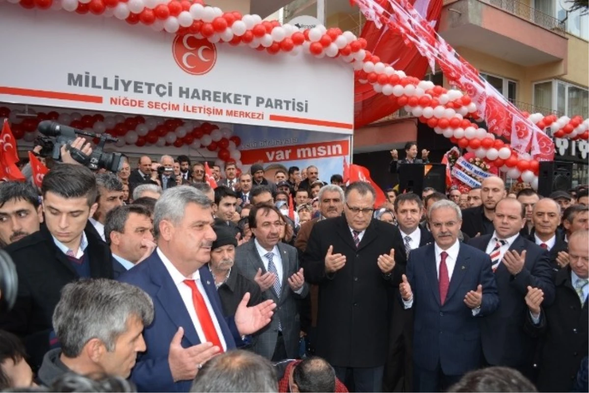 MHP Niğde Seçim Bürosu Açtı