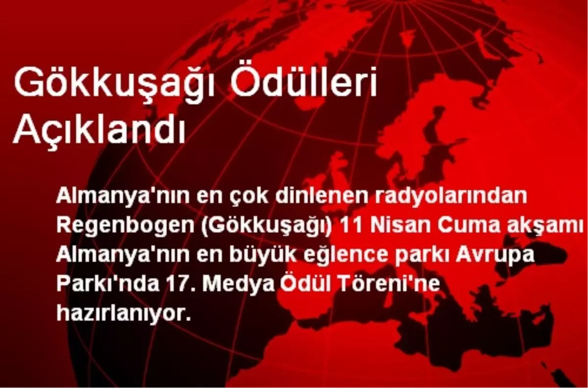 Gökkuşağı Ödülleri Açıklandı