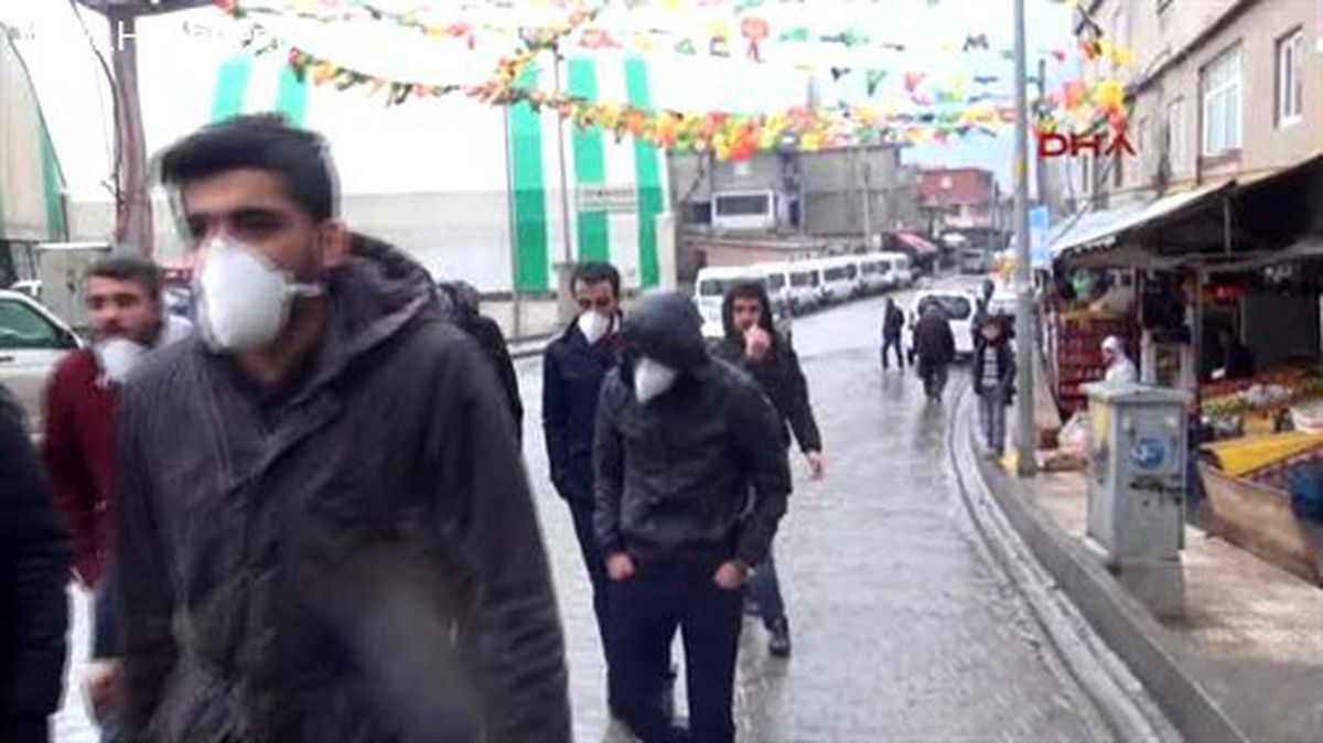 Şırnak\'ta Maskeli Termik Santral Eylemi