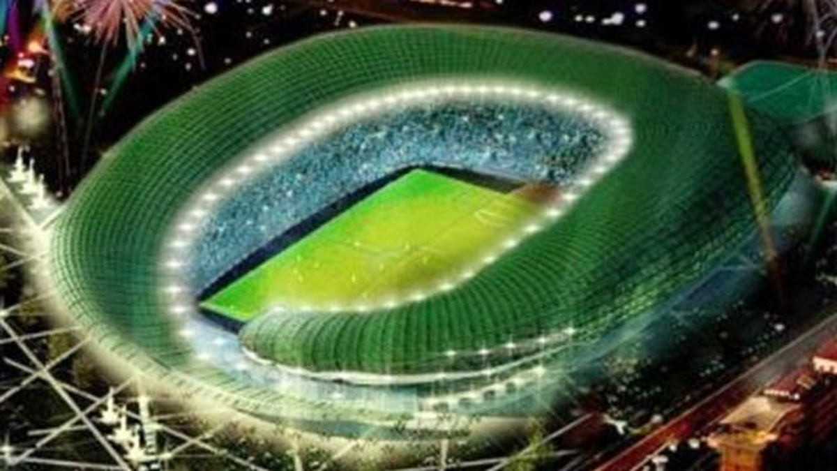 Timsah Arena Stadı" İnşaatında Sona Doğru