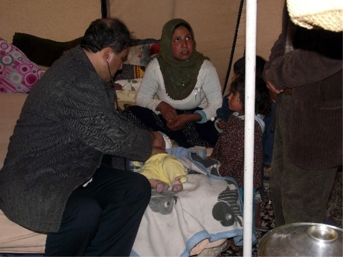 Kulu\'da Çadırda Yaşam Mücadelesi Veren Suriyelilere Yardım