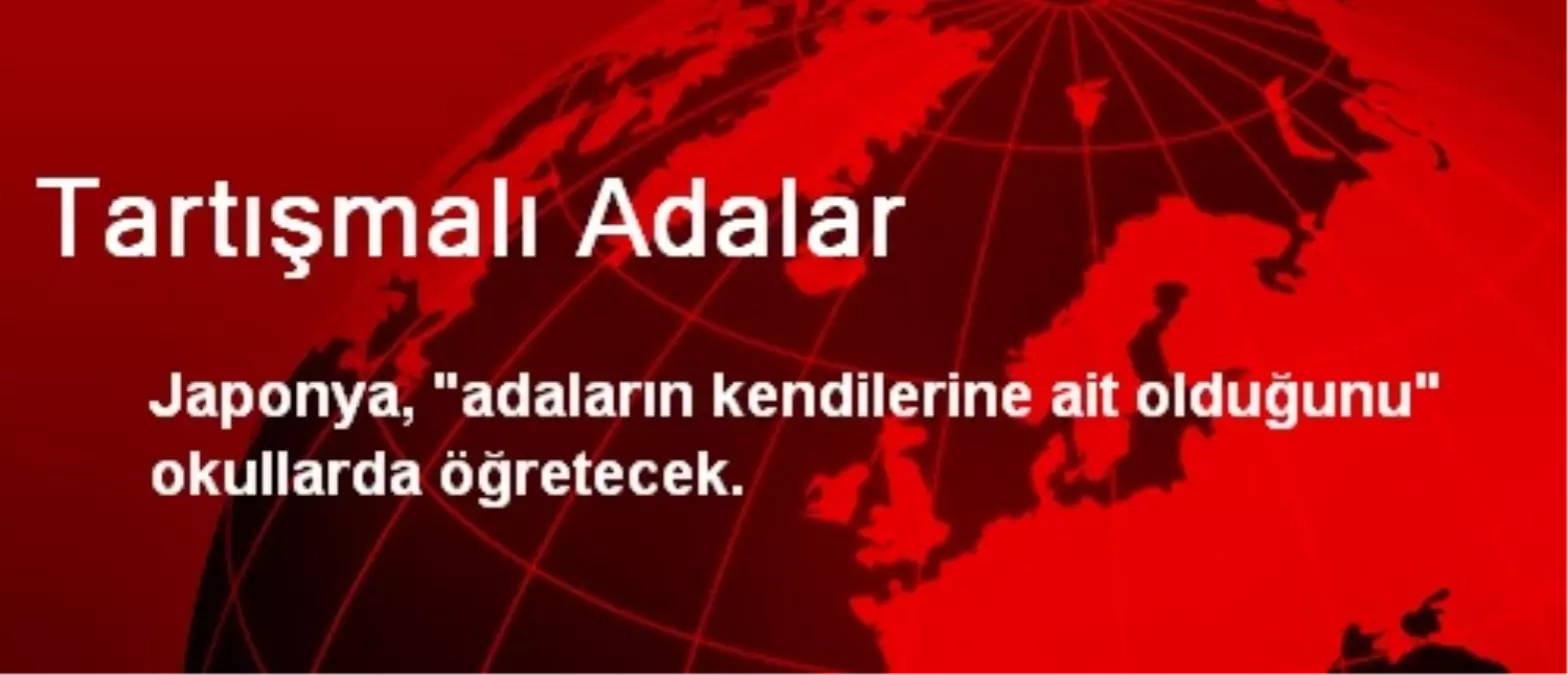 Tartışmalı Adalar