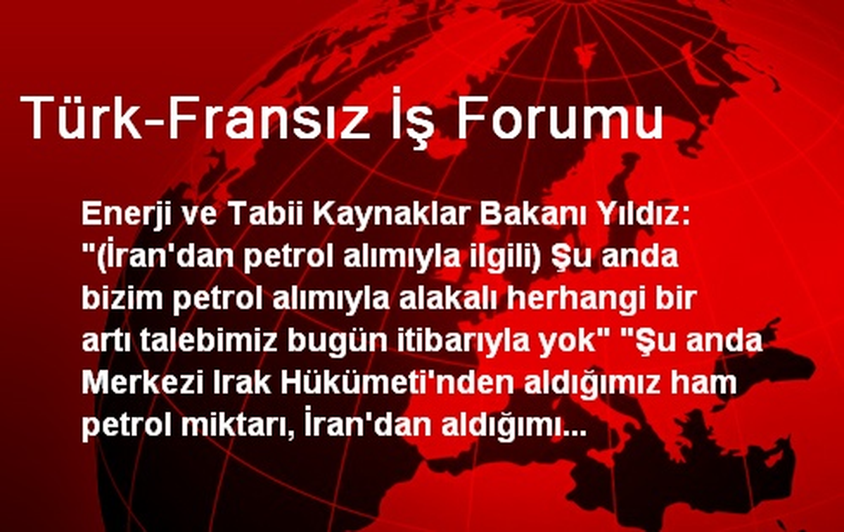 Türk-Fransız İş Forumu