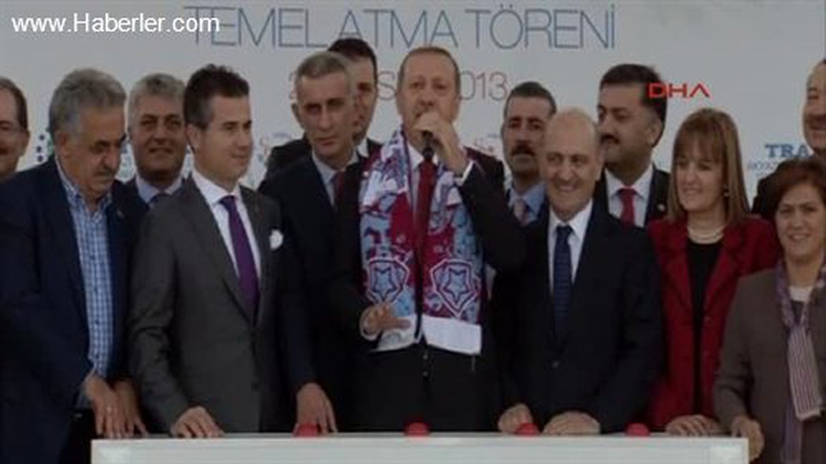 Trabzonspor Tesislerinin Temel Atma Töreninin Arşiv Görüntüleri
