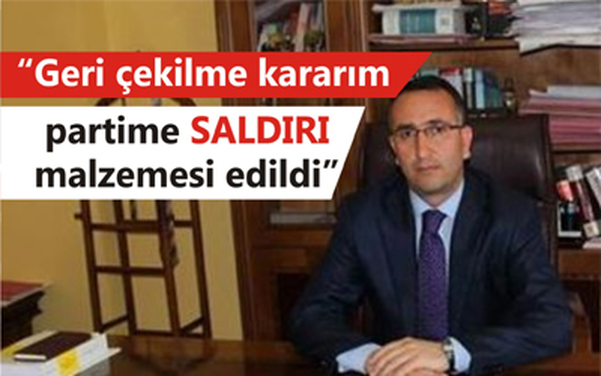 AK Parti\'de Geri Çekilme Kabul Edilmiyor!