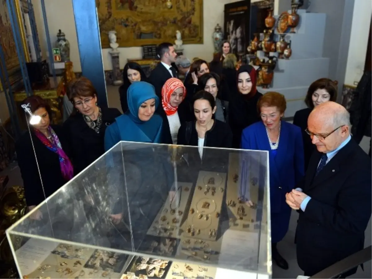 Hayrünnisa Gül, Cumhurbaşkanlığı Sarayı Quırınale\'yi Gezdi