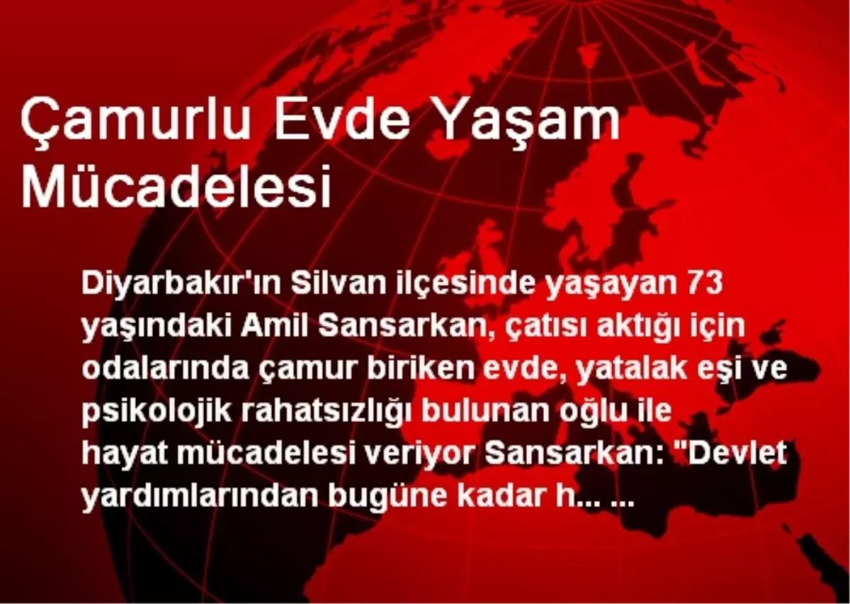 Çamurlu Evde Yaşam Mücadelesi