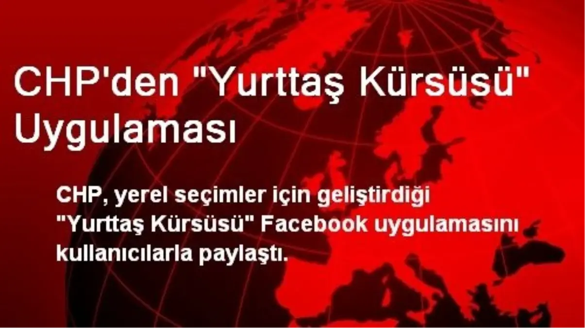 CHP\'den "Yurttaş Kürsüsü" Uygulaması