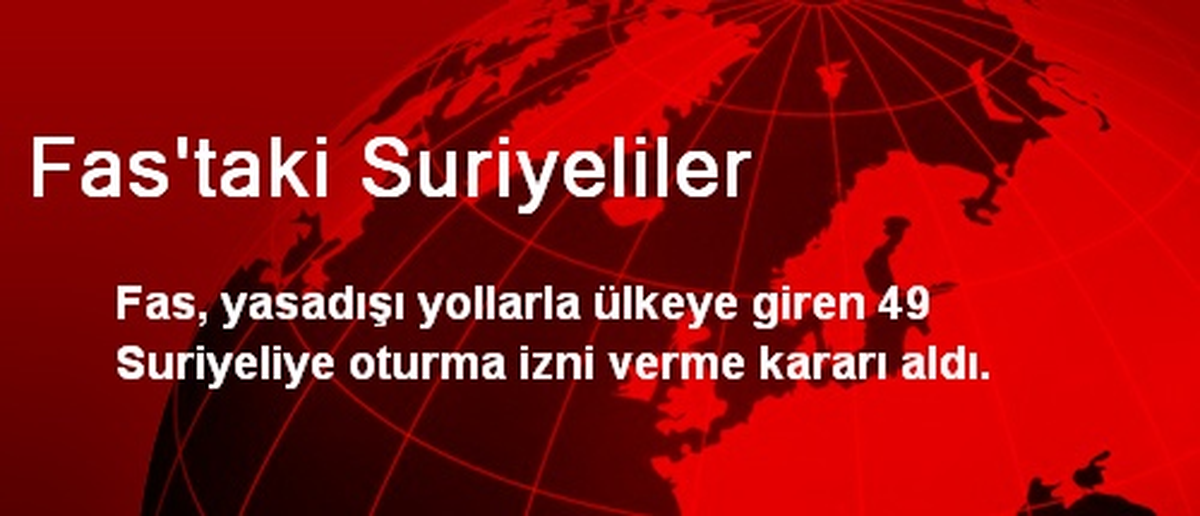 Fas\'taki Suriyeliler