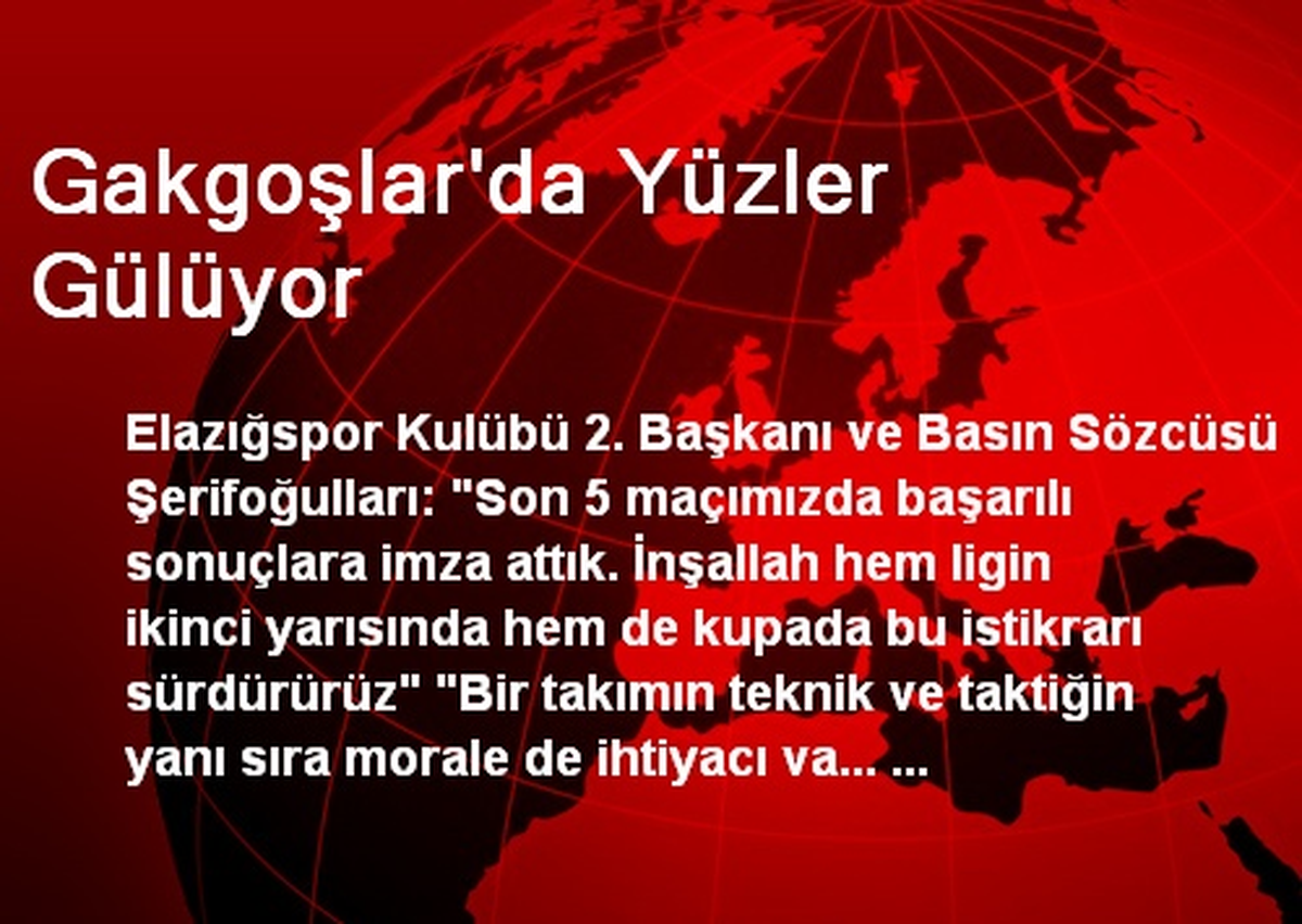 Gakgoşlar\'da Yüzler Gülüyor