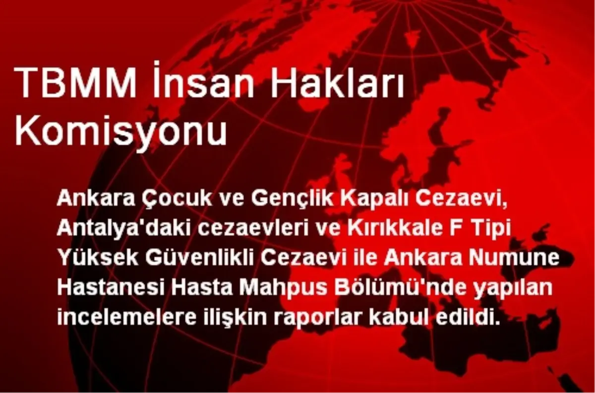 TBMM İnsan Hakları Komisyonu