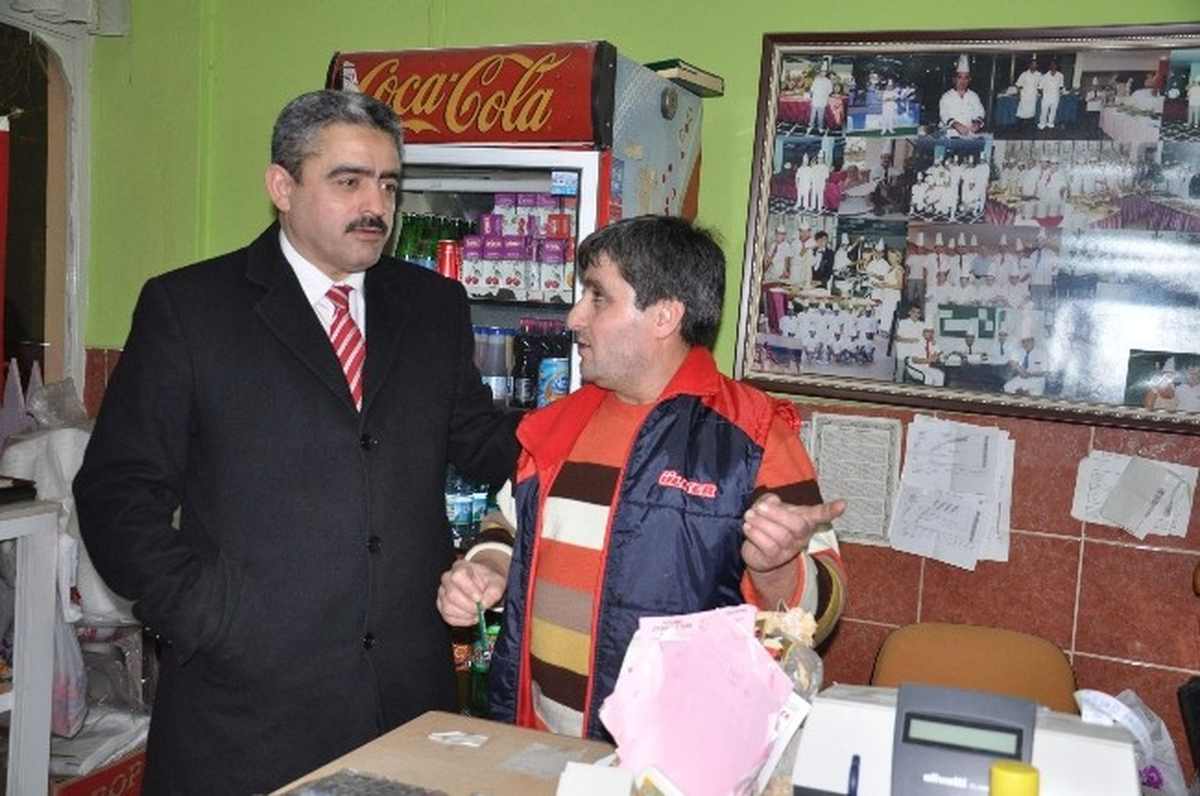 Başkan Alıcık, Esnaf ve Kahvehaneleri Ziyaret Ediyor