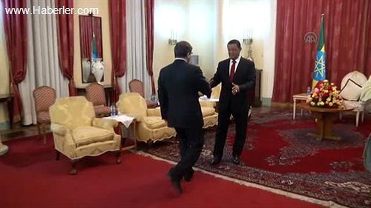 Davutoğlu, Etiyopya Cumhurbaşkanı tarafından kabul edildi - ADDİS
