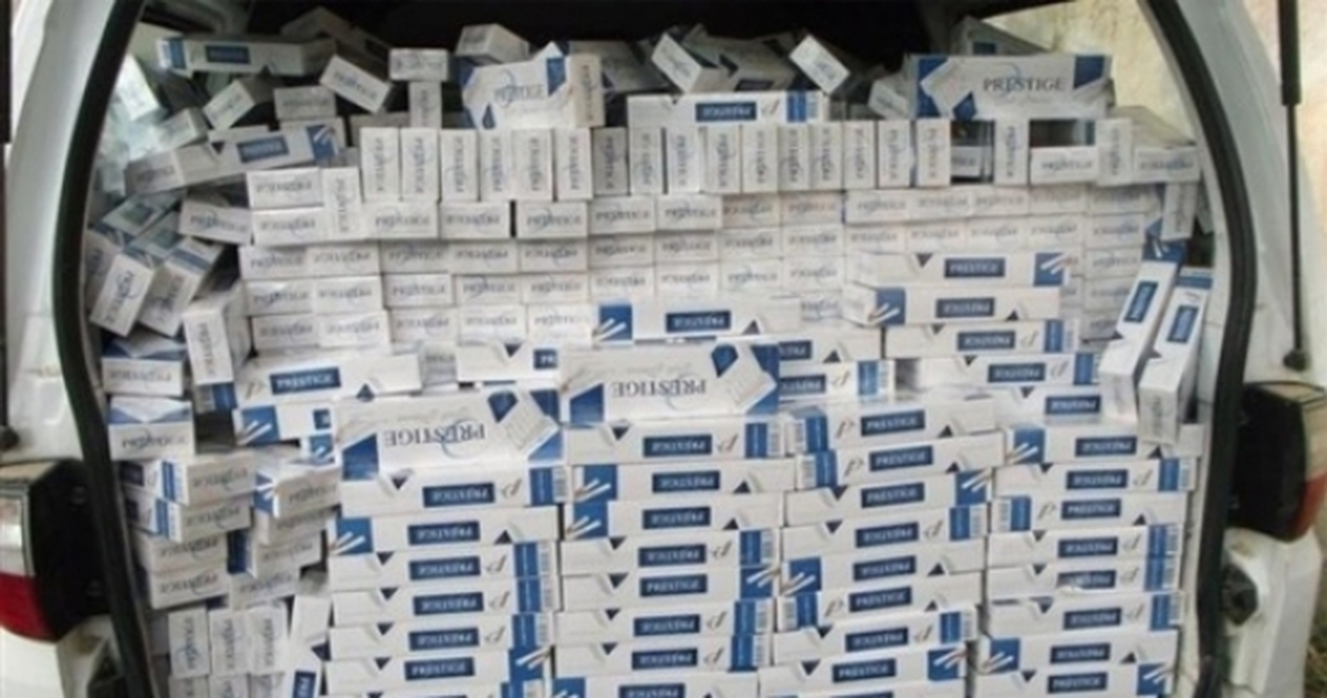 Kaza Yapan Minibüste 40 Bin Paket Kaçak Sigara Ele Geçirildi