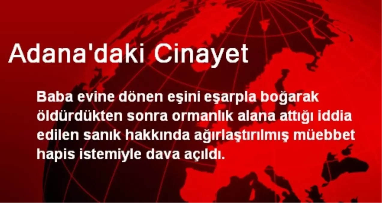 Adana\'daki Cinayet