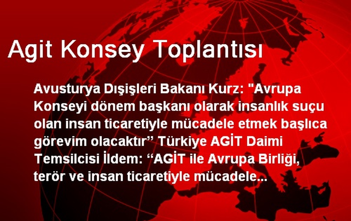 Agit Konsey Toplantısı
