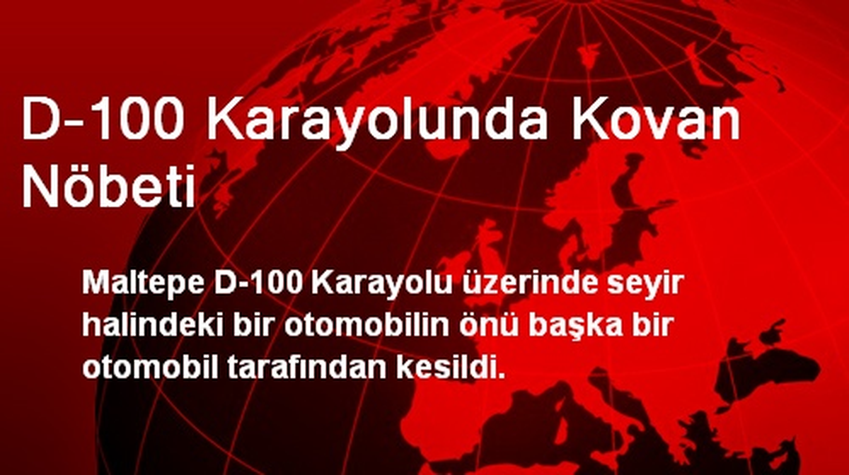 D-100 Karayolunda Kovan Nöbeti