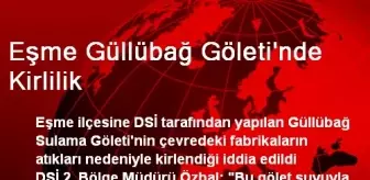 Eşme Güllübağ Göleti'nde Kirlilik