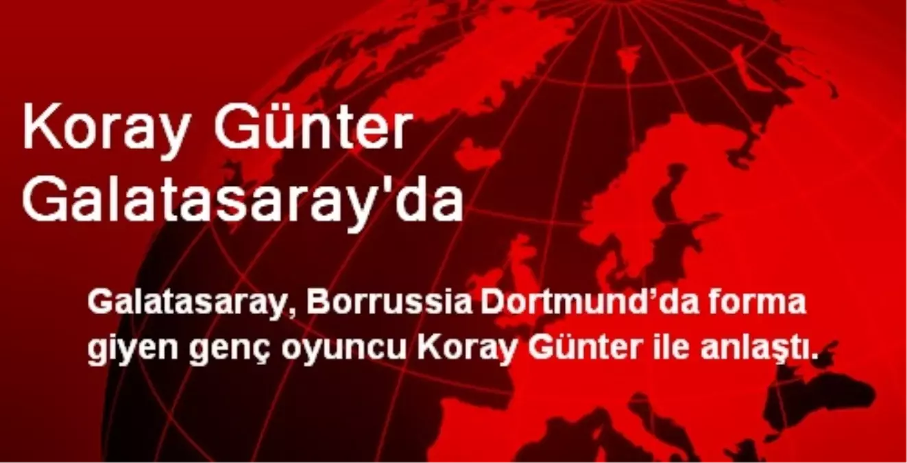 Koray Günter Galatasaray\'da