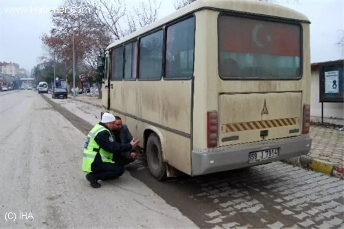 Tekirdağ\'da Kış Lastiği Denetimleri Hız Kazandı