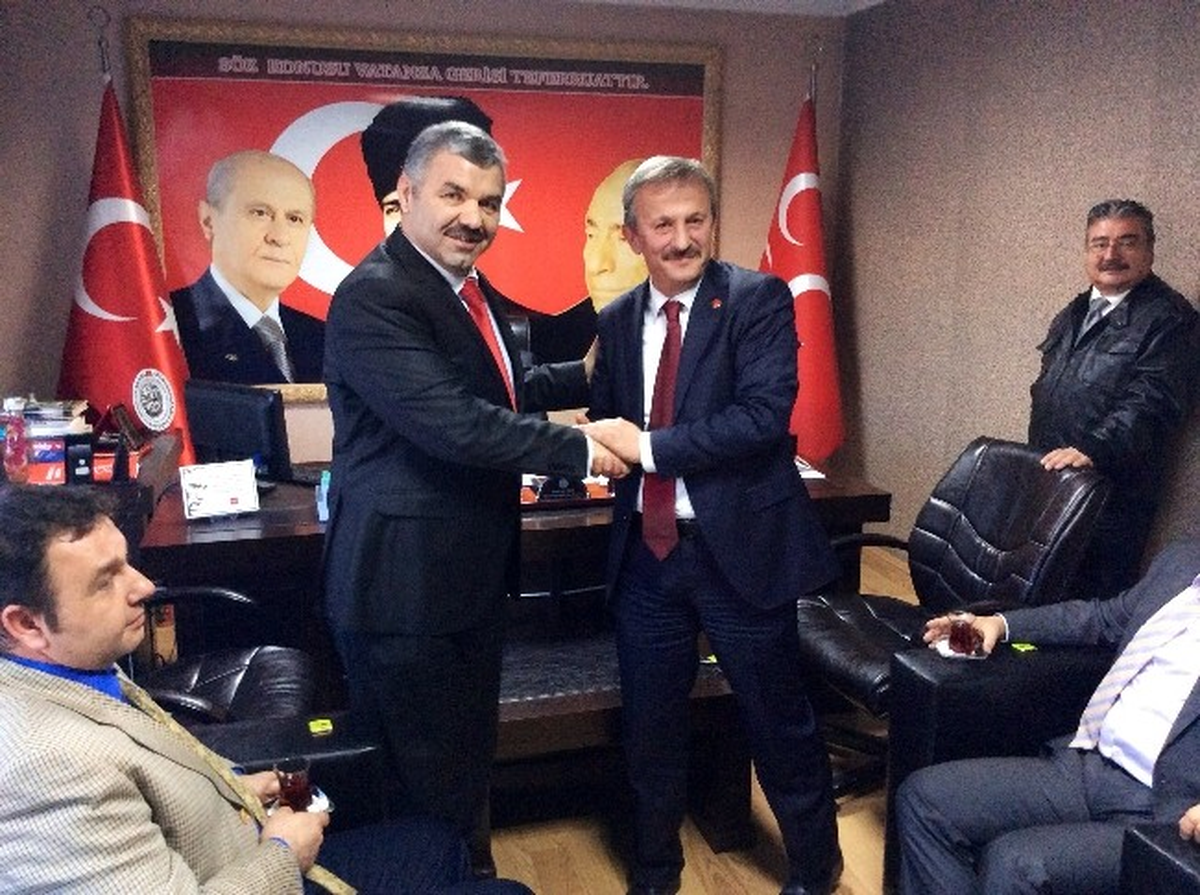 AK Parti Kocasinan Belediye Başkan Adayı Mustafa Çelik\'ten CHP ve MHP Adaylarına Nezaket Ziyareti