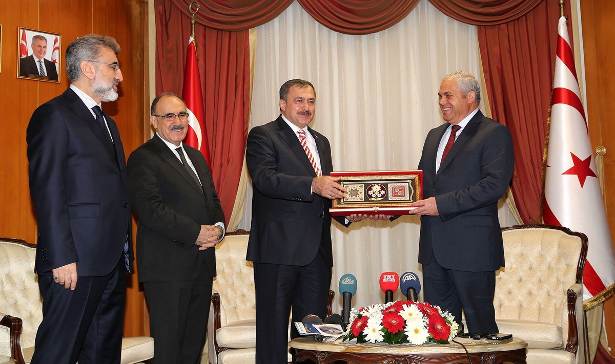 Başbakan Yardımcısı Atalay ile Bakanlar Yıldız ve Eroğlu, KKTC\'de
