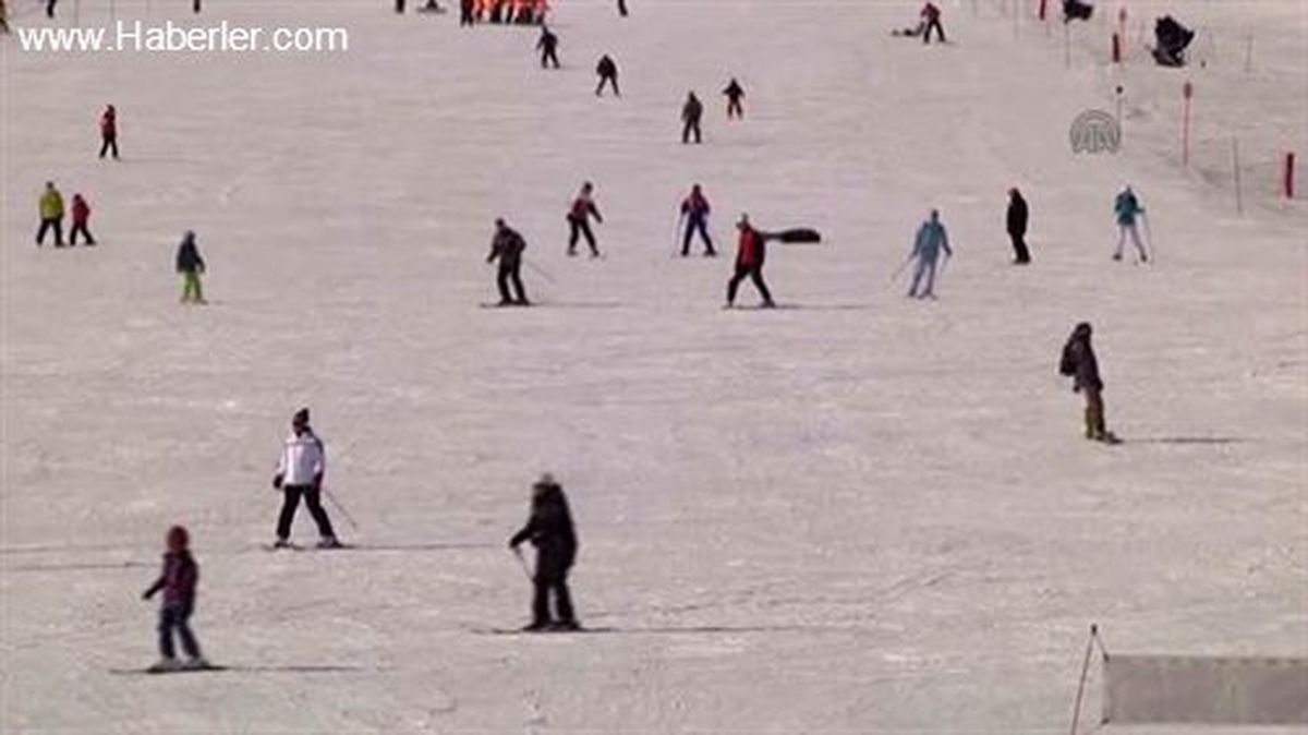 Erciyes\'te kayak keyfi -