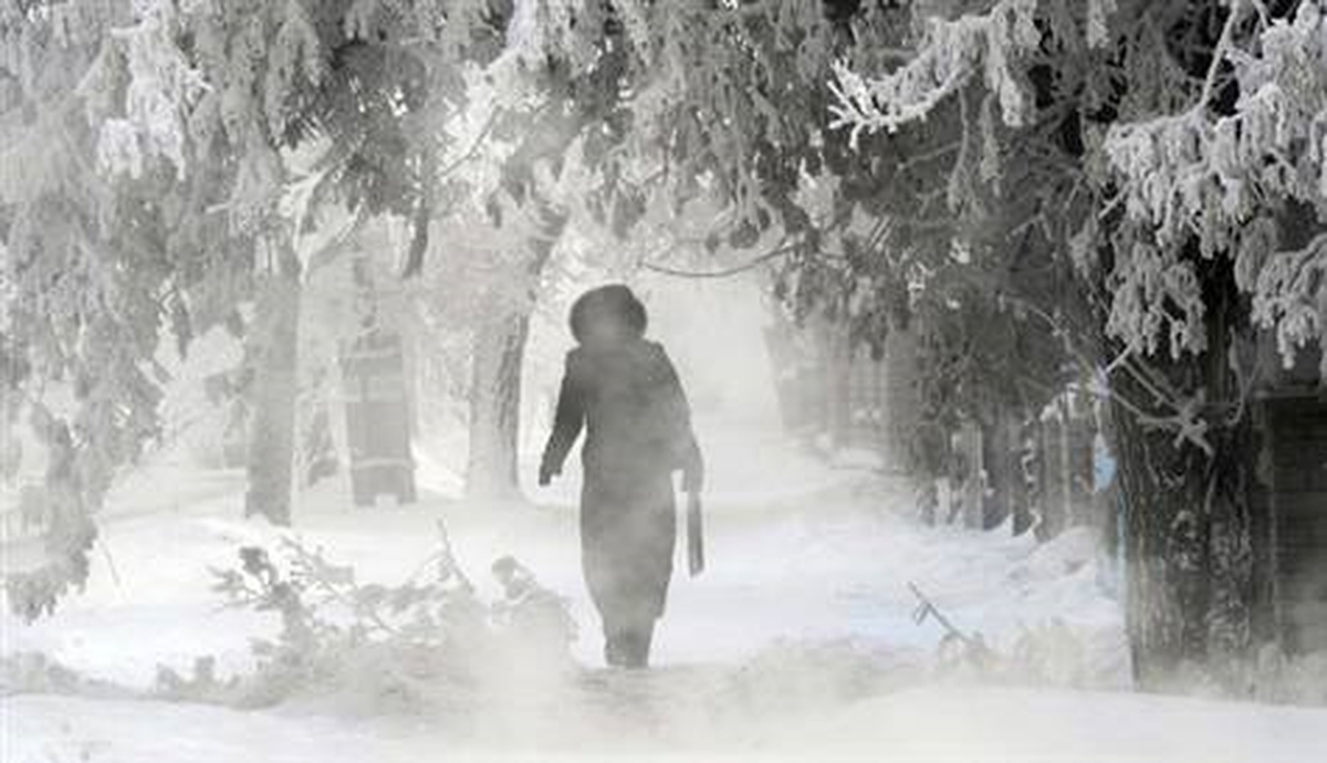 Kazakistan\'da Sıcaklık Eksi 42\'ye Düştü