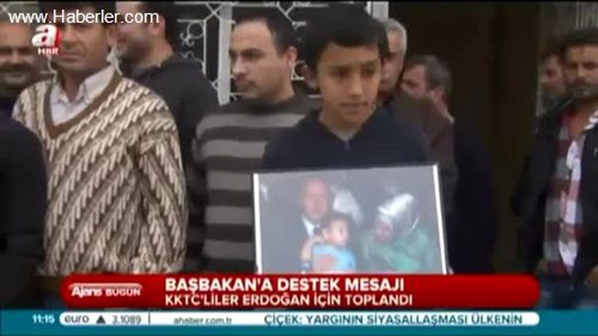 KKTC\'den Başbakan\'a Destek