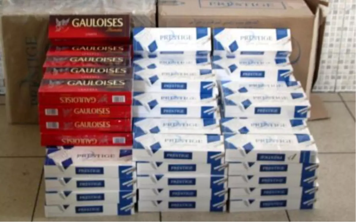 Manavgat\'ta Kaçak Sigara Operasyonu