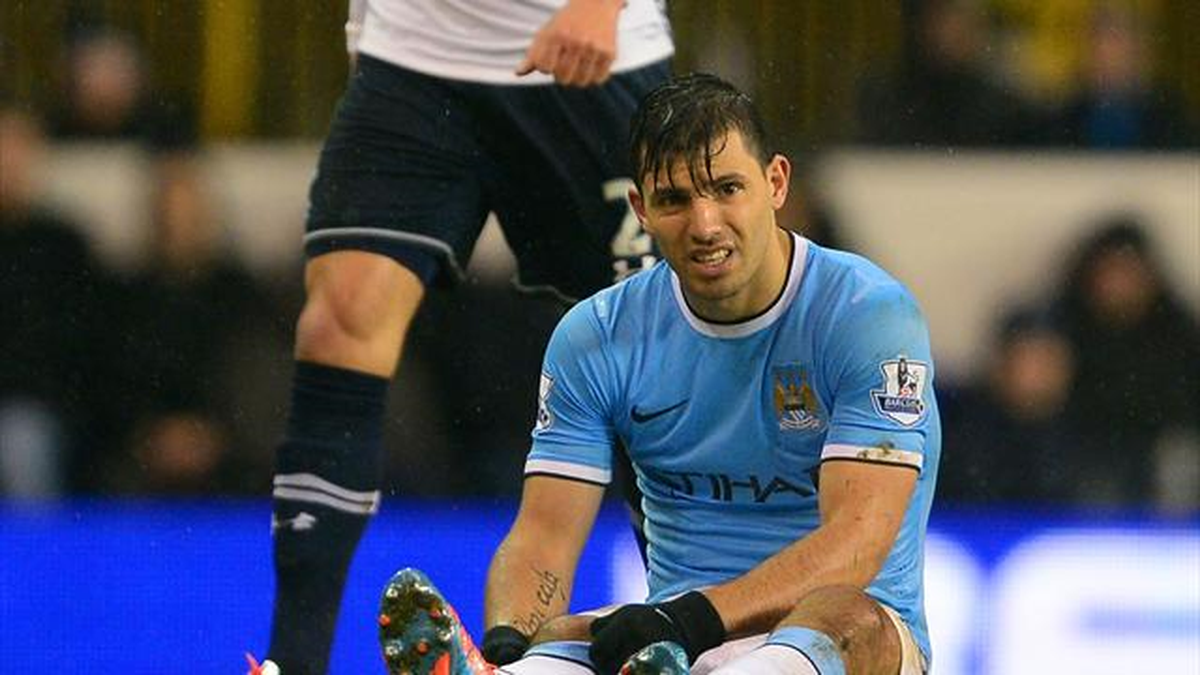 Manchester City\'de Şok Sakatlık! Agüero Bir Ay Yok!