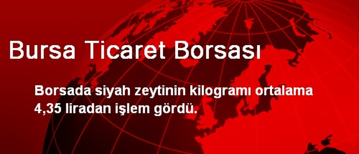 Bursa Ticaret Borsası