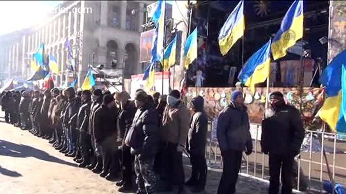 Ukrayna\'da hükümet karşıtı gösteriler -