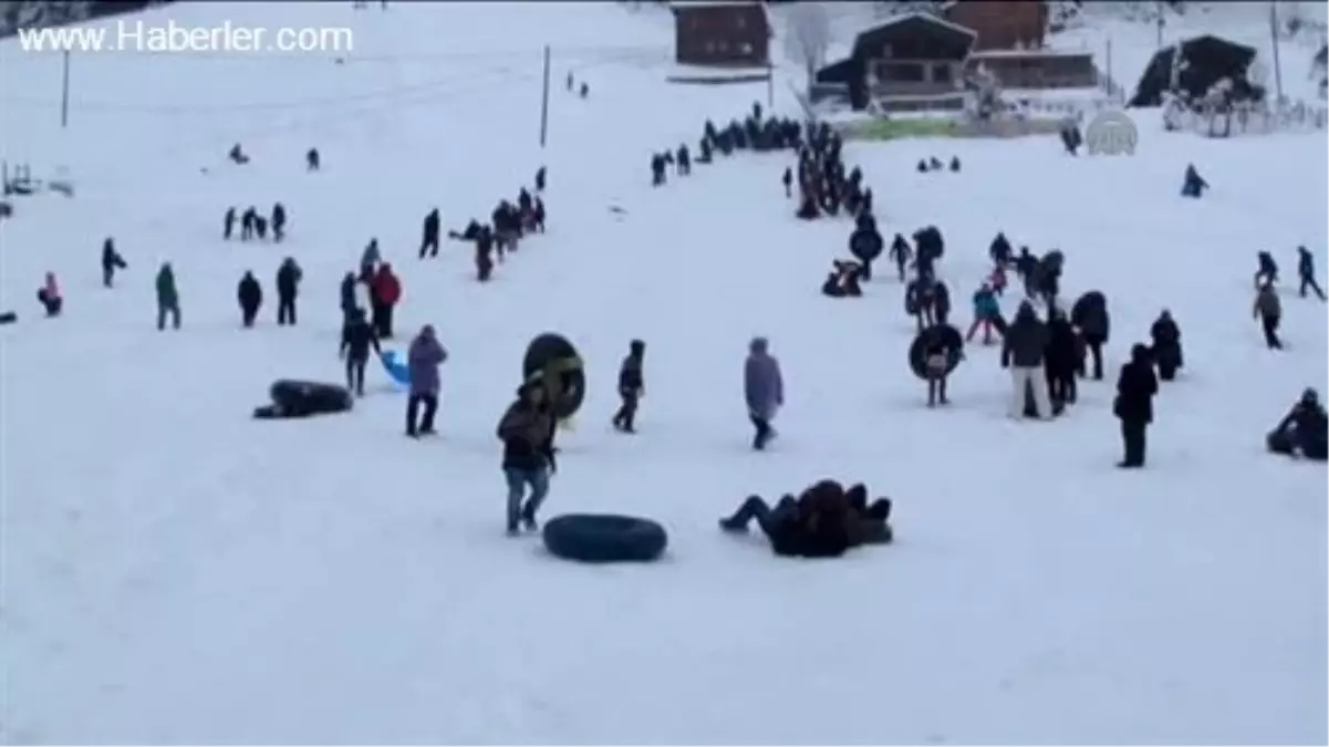 "Çamlıhemşin Ayder Kardan Adam Şenliği" başladı -