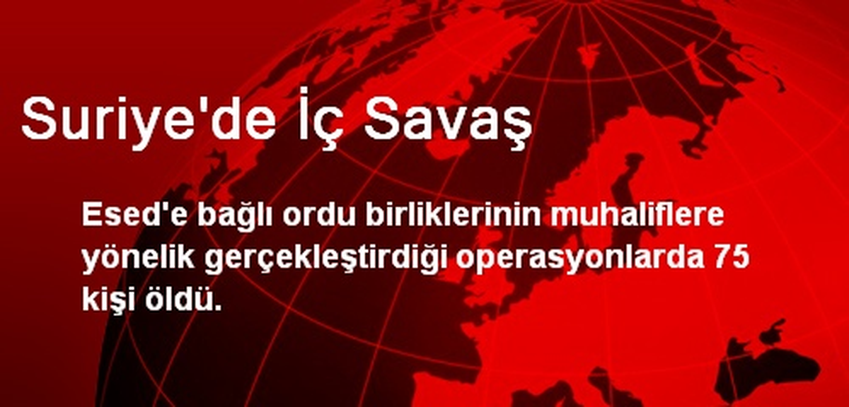 Suriye\'de İç Savaş